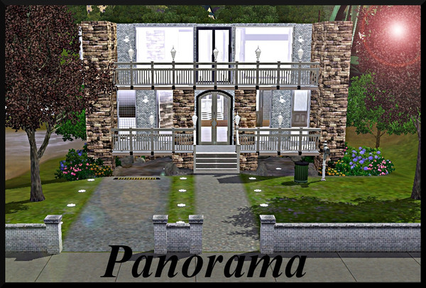 Sims 3 — Panorama by oldmember_cava_no — Hello everyone, it's been a while since I made a few houses for Sims 3 but now