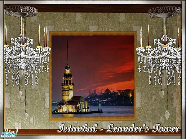Sims 2 — V# IstanbulWallSet-Leander\'sTower by vidia — 3in1