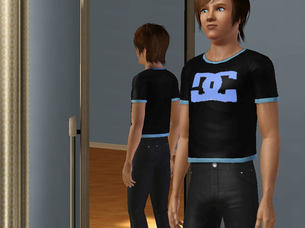 Sims 3 — Teen DC Tee. by Sophiee536 — Dc Tee For Teen Males, No Copyright Intended. Any New Requests Please Contact.