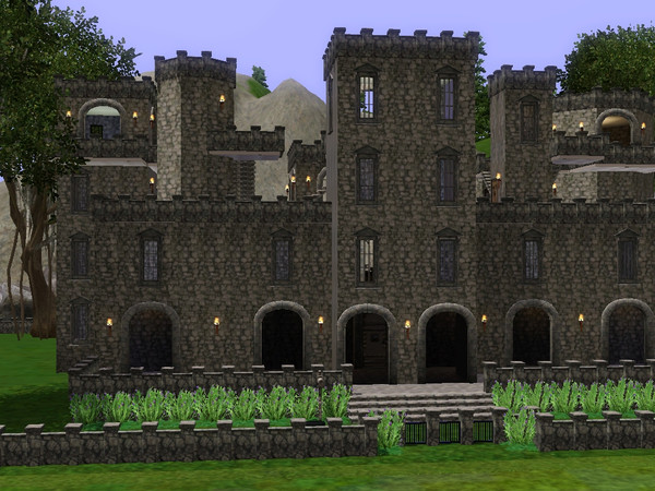 Sims 3 — Simvania Castle by HollyHoskinson — This one is empty for you to make it up anyway you like. no cc all EA Enjoy.