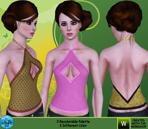 Sims 3 — BluElla - Flo Set -Top 2- by BluElla — BluElla - Flo Set -Top 2-