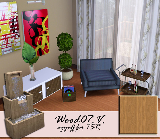 Sims 3 — Wood07_V. by ayyuff — 