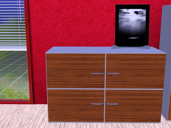 Sims 3 — Teenroom Chloe Decodresser by CaliDea — Decodresser Chloe (with Slots)