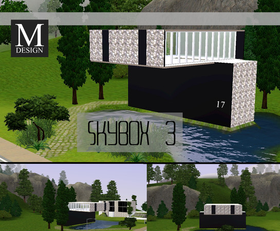 Sims 3 — 'Skybox lll' - Modern house  by moieem — by moieem