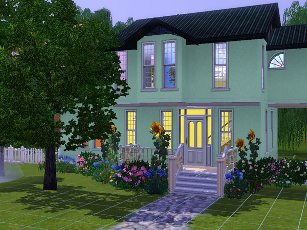 Sims 3 — Nr. 7 Cherry Tree Road by darklily429 — A Great house, with 2 bedrooms, a bathroom, kitchen, dinning space, a