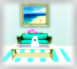 Sims 3 — Beach Scene Painting01 by Madlen2 — A beautiful beach scene painting.