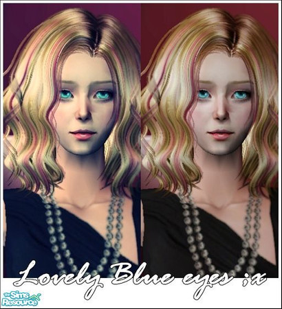 Sims 2 — Lovely Blue eyes by KiduJoJole — my new creation:).