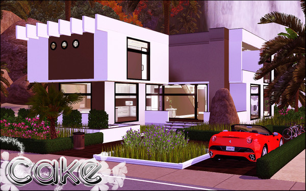 Sims 3 — Cake *FF* by TSR Archive — Sweet family home for your lovely simmies. It has two stories. First floor: Kitchen,