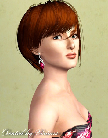 Sims 3 — Vanessa Santini by Zamok — Skinton: LadyFrontbum, Eyes: Tiffany Glanze Contacts, Makeup: LadyFrontbum Cundy