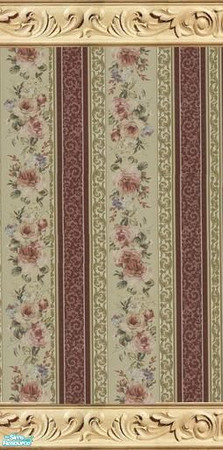 Sims 2 — Maroon Rose Stripe by DEANNA73070 — 