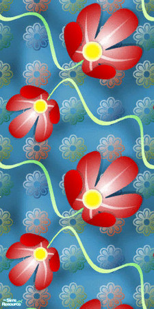 Sims 2 — springwall by gin513 — A lovely wall for the feeling of spring anytime