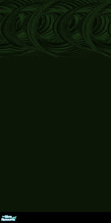 Sims 2 — Swirl - Moss by Medea_Violia — a dark green wallpaper with a swirl running along the top, and a dark border