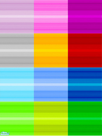 Sims 2 — Lines of Colour by gcgonster — This colourful set includes a wide range of colours and shades. Enjoy!
