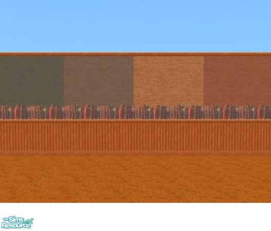 Sims 2 — Ooh La Library set by tamlfra — Even if your sims don't like to read, they can still surround themselves with