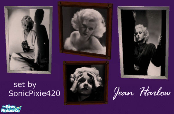 Sims 2 — Jean Harlow set by sonicpixie420 — Here she is - the original blonde bombshell, the one the 'blonde thing'