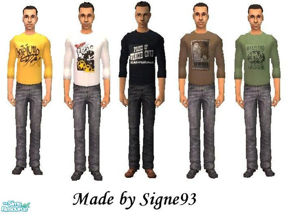 Sims 2 — Spring Collection For Men by signe93 — No mesh needed.. Enjoy :)