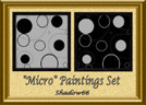 Sims 3 — S66 - Micro Paintings Set by shadow66 — Two modern abstract paintings called 'Micro' by the artist Ricki