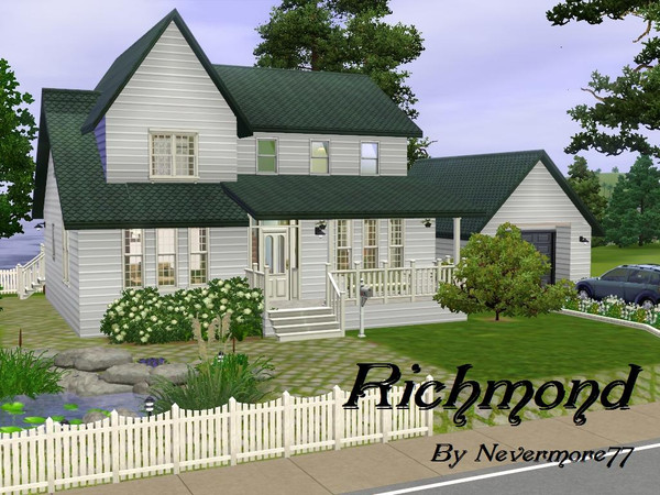 Sims 3 — Richmond by nevermore77 — This lovely little house is ideal for all families. The ground floor has a living