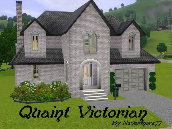 Sims 3 — Quaint Victorian by nevermore77 — A beautiful victorian style house with 3 bedrooms, 2 bathrooms, living area,