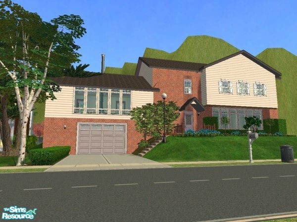 Sims 2 — Split Paridice by brianmm111 — With the exception of its GREAT back yard, this house looks like it just came out