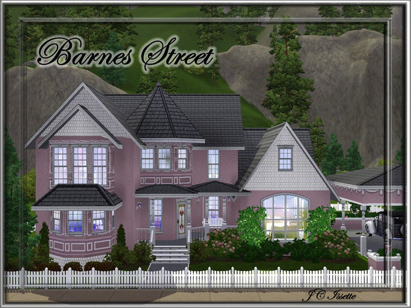 Sims 3 — Barnes Street by JCIssette — Here is a lovely little Victorian for some of your smaller lots. This home is
