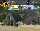 Sims 3 — Barraca de Pescadores by hela69 — Community Lot for Sunset Valey. Waiting for fishing. Clubhouse has a bar,