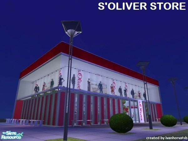Sims 2 — S\'OLIVER STORE by ivanhorvatsb — S\'OLIVER STORE (Complete it furnishing and decorating)