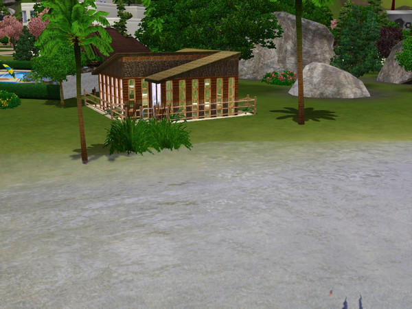 Sims 3 — The Shack by Classified — 10x10 lot for the surfer/beach folk out there. 1 bedroom, 1 bathroom, slight modern