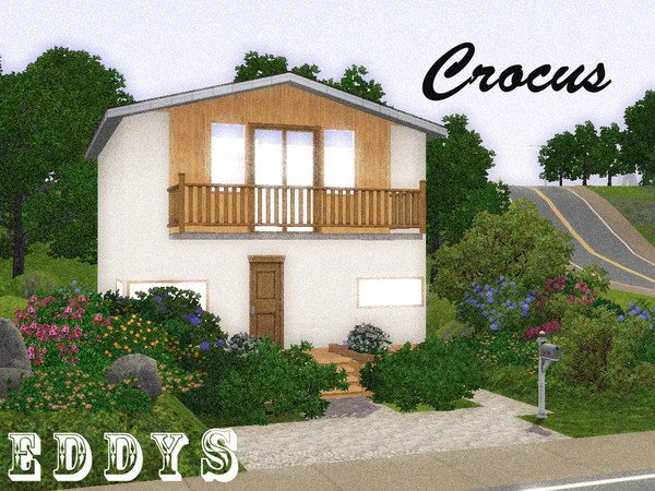 Sims 3 — Crocus by eDDys by eddys — Small and cosy house. It suits to small family with two children. Ground floor is