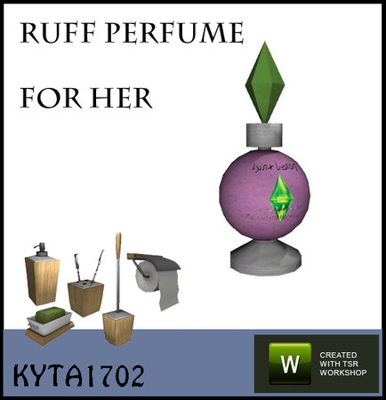 Sims 3 — Ruff perfume for her by Kyta1702 — with the plumbob perfume is romance in the air.