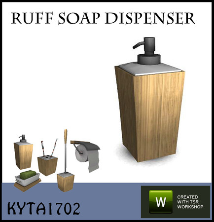 Sims 3 — Ruff soap dispenser  by Kyta1702 — for liquit soap simmes.
