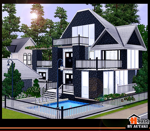 Sims 3 — Grisda house*Peaceful village06* by autaki — Grisda house Home of the peaceful village hope that you will love