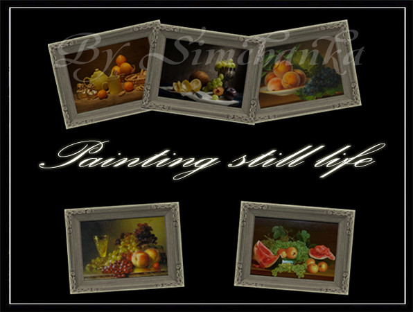 Sims 3 — Simchanka_Painting still life by Simchanka — Painting still life