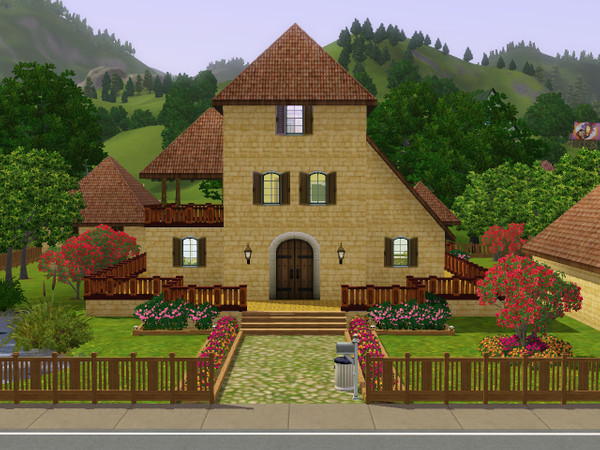 Sims 3 — Del Sole by ariannemartell — Requires: World Adventures, High-End Loft Stuff and Ambitions. Built with game