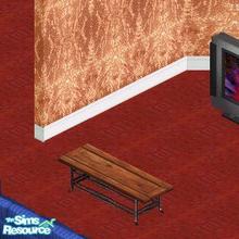Sims 1 — Copper Diamond Carpet by Salaa — In-game price: 10 In-game description: \"A plush copper-colored carpet
