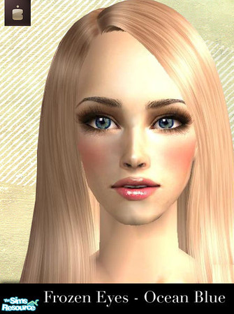 Sims 2 — Frozen Eyes - Ocean Blue by haiduong — A set of 8 realistic eye colors. Enjoy.