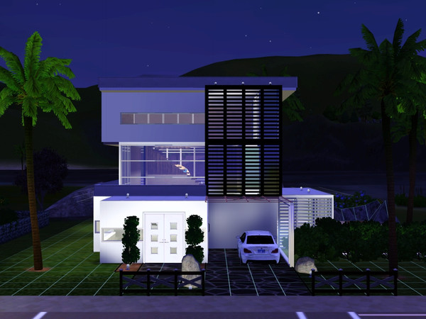 Sims 3 — Cali Livin' by Classified — $62k unfurnished $117k furnished Modern design, with pool , and three floors. House