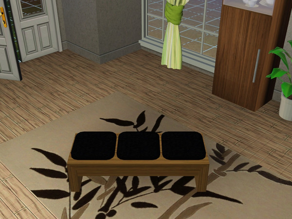 Sims 3 — Diningroom Florence Bench by CaliDea — Diningroom Florence Bench