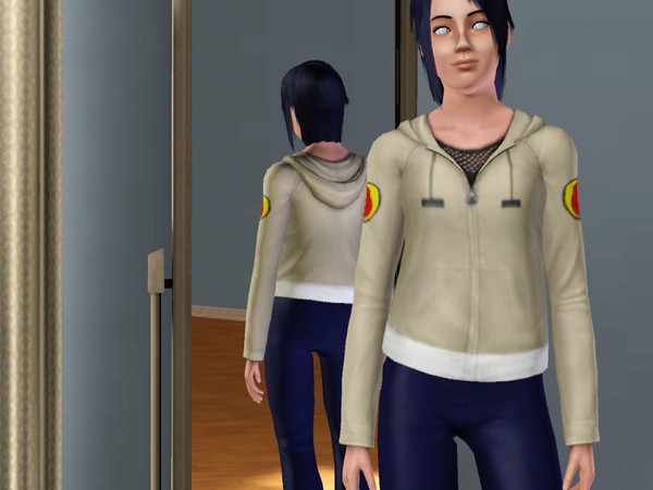 Sims 3 — Hinata Jacket by OliverLastra23 — Well, now I bring Hinata Hyuuga jacket, clear of the anime Naruto, they just