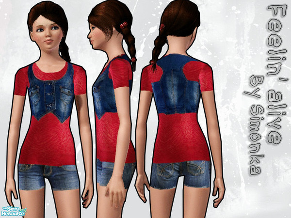Sims 3 — Feelin' Alive by Simonka — I hope you like my new outfit! :) 