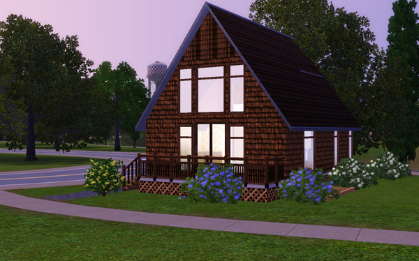 Sims 3 — The Acacia by peachy146 — The perfect starter home for your single sim! This one bedroom one bathroom home
