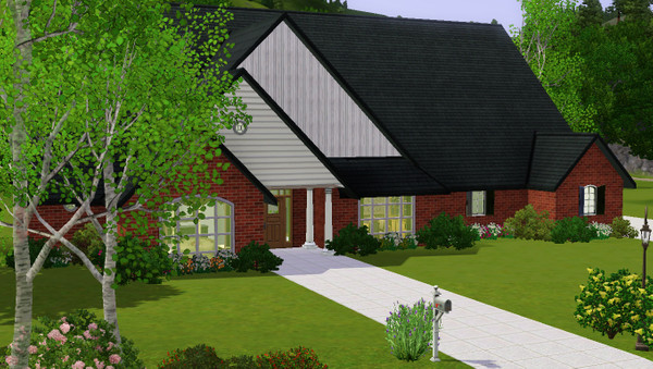 Sims 3 — Atoka by OkieOK01 — This home has a 2 car side-entry garage with storage, 2 Bedrooms and 2 Bathrooms, Formal