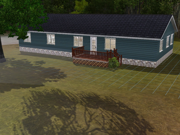 Sims 3 — 10 Rolling Hills Road by FluffyAuntyDi — A Charming 3 bedroom 2 bath country prefab home next to a quiet lake