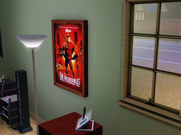 Sims 3 — Movie poster Incredibles by paterdave2 — A movie poster of the Pixar movie The Incredibles