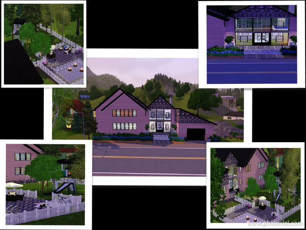 Sims 3 — Pretty In Pink by milygo — This is a four bedroom, six bathroom home. Includes a living room, dining room,