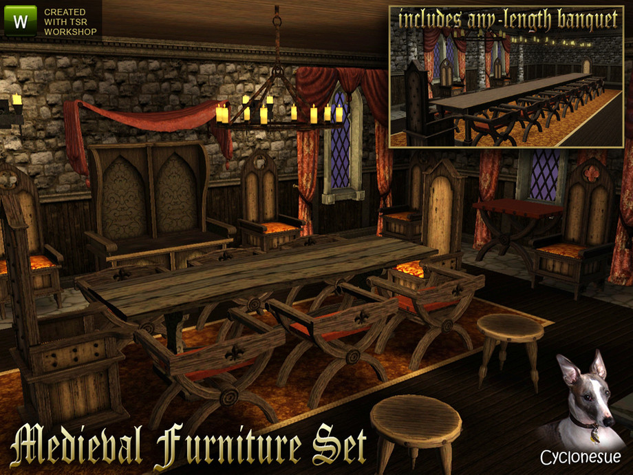 Cyclonesue's Medieval Furniture
