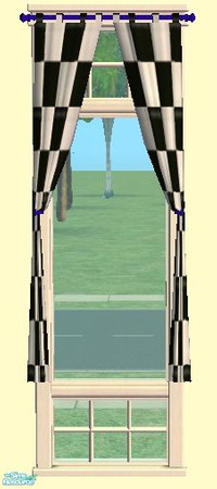 Sims 2 — Disneys Cars Grow Up Bedroom - Curtains by frogger1617 — Disneys Cars Theamed bedroom & Nursery Set.