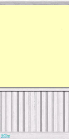 Sims 2 — Lemon Bunny Wall 2 by shadow66 — One of a set of two walls and two textured carpets with a lemon yellow