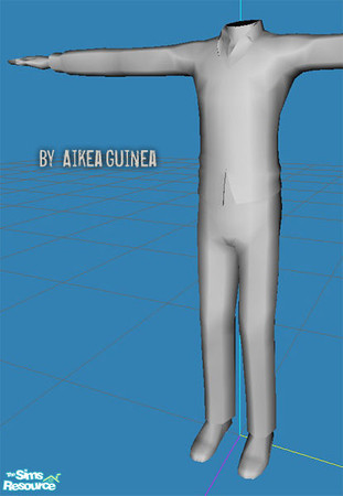 Sims 2 — Free Time Teen Outfit Converted for Adult Males - Mesh AG120 by aikea_guinea — Includes fat morph.