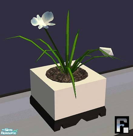 Sims 2 — Fremont Living - Vase by SaeraMaples — Comfortable and modern living area.
